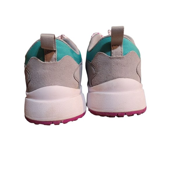 Columbia Kids Pivot Sneakers Youth 7/Women's 8.5 Grey/Teal/Purple - Picture 10 of 11